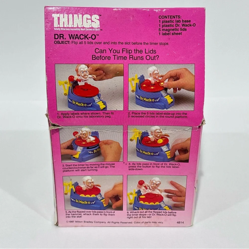 Vintage Milton Bradley T.H.I.N.G.S. Dr. Wack-o Game
